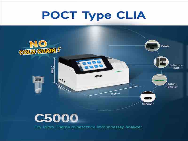 Micro Dry Homogeneous Chemiluminescence Immunoassay Analyzer 