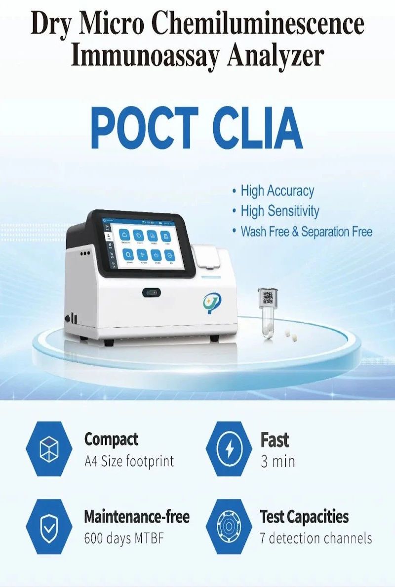 Dry Micro Chemiluminescence Immunoassay Analyzer