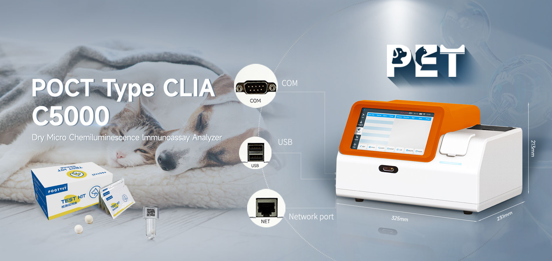 CLIA system for veterinary
